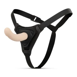 Easytoys Fetish - Strap-On-Dildo met Harnas - Gebogen