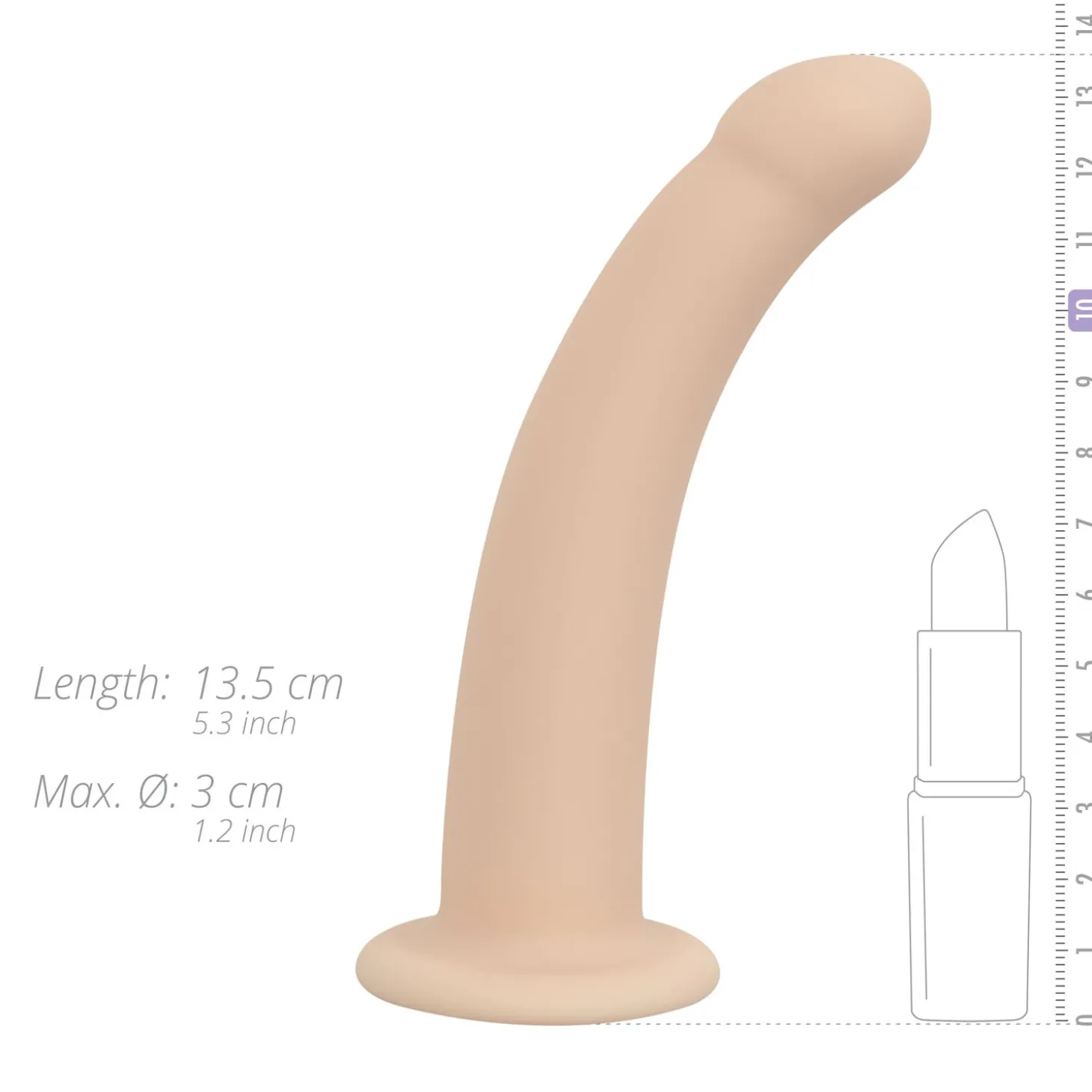Easytoys Fetish - Strap-On-Dildo met Harnas - Gebogen