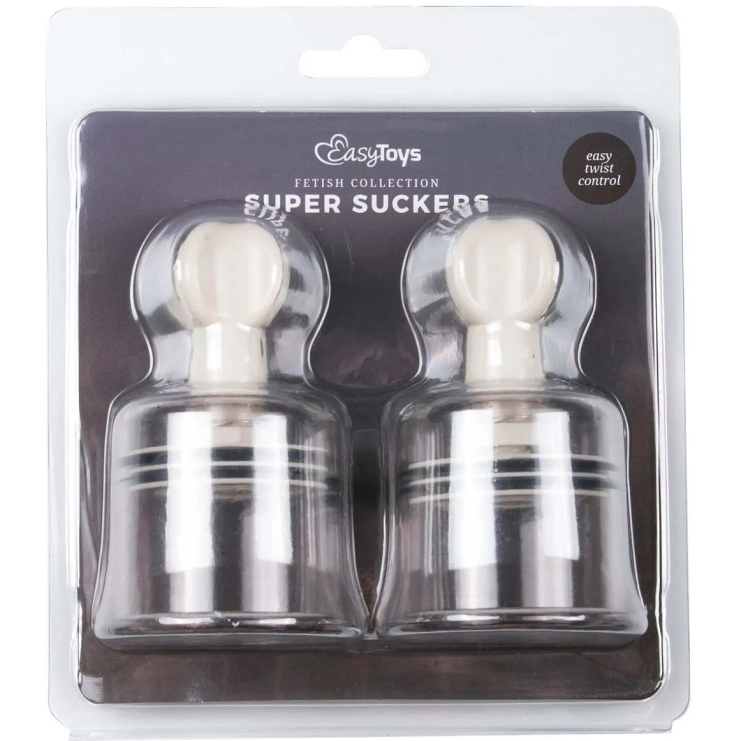 Easytoys Fetish - Tepelzuigers 2 Stuks - Groot
