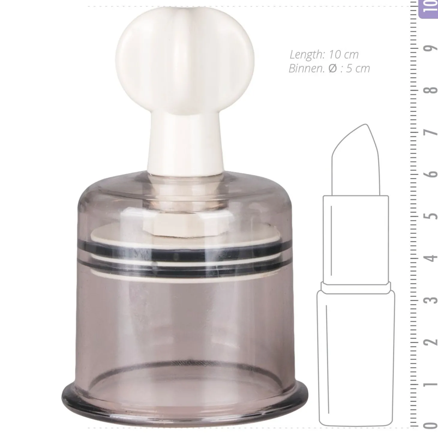 Easytoys Fetish - Tepelzuigers 2 Stuks - Groot