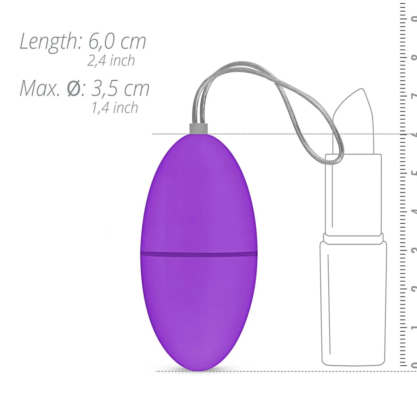EasyToys - Vibratie Ei - Paars