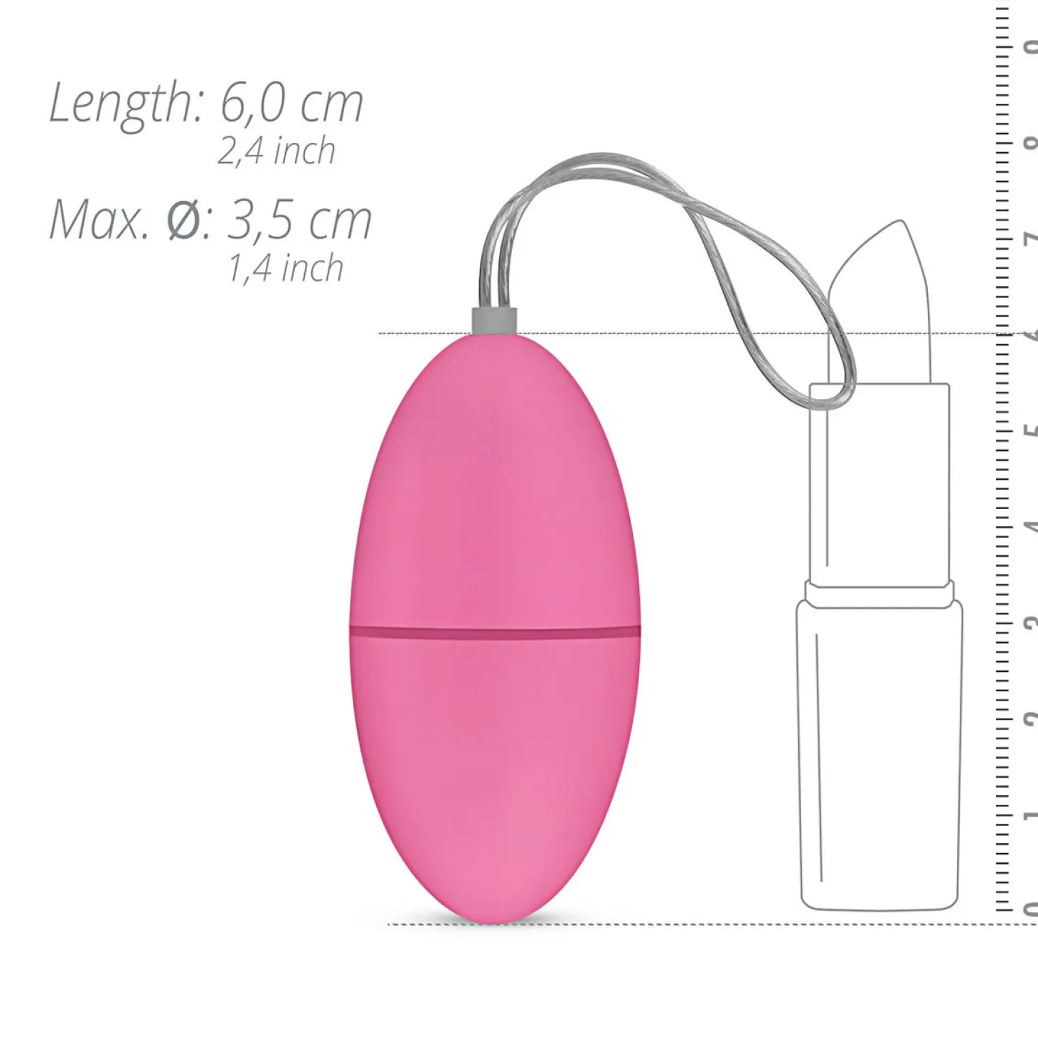 EasyToys - Vibratie Ei - Roze