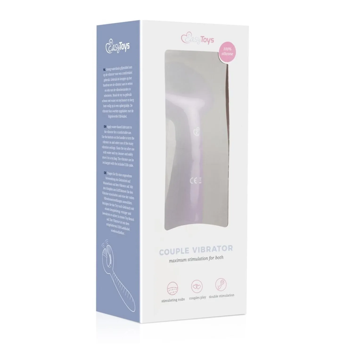EasyToys – Vibrator voor stellen – Paars