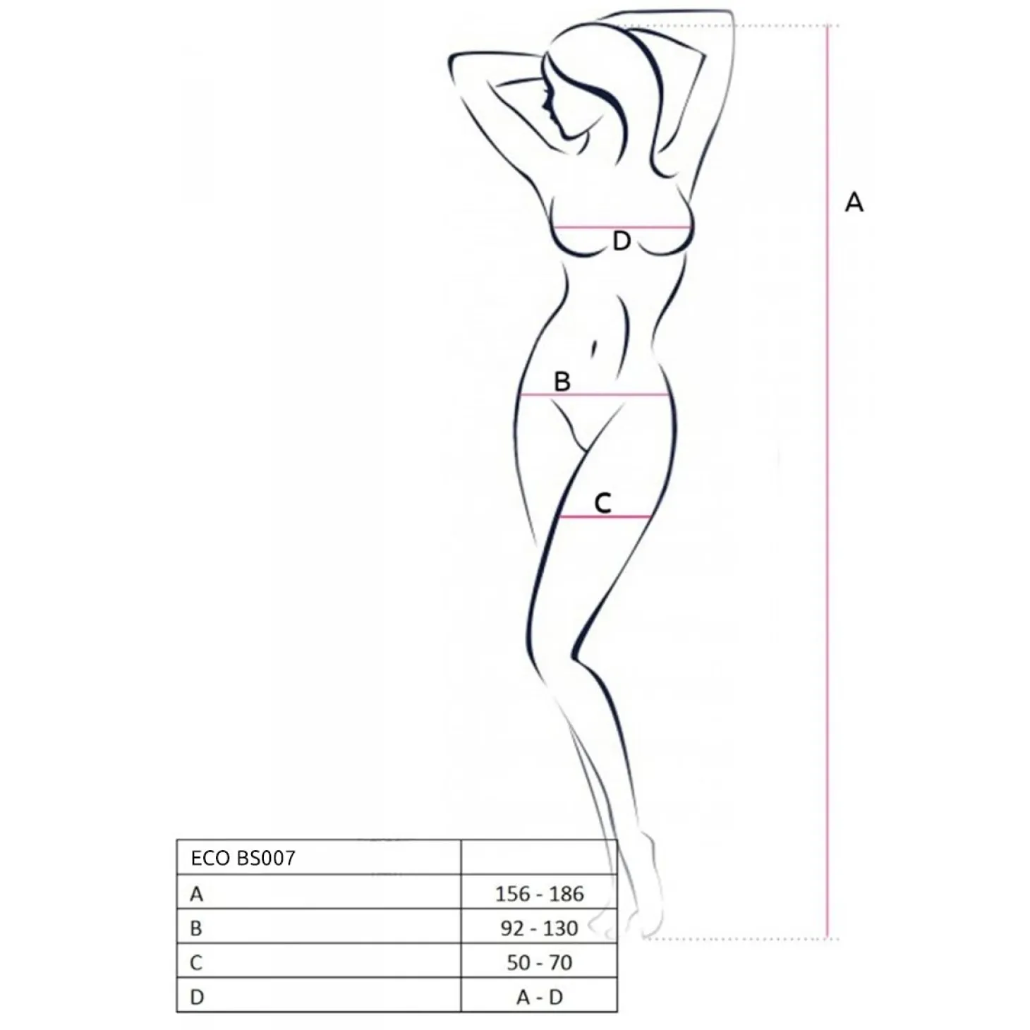 ECO Passion - BS007 Bodystocking - Wit
