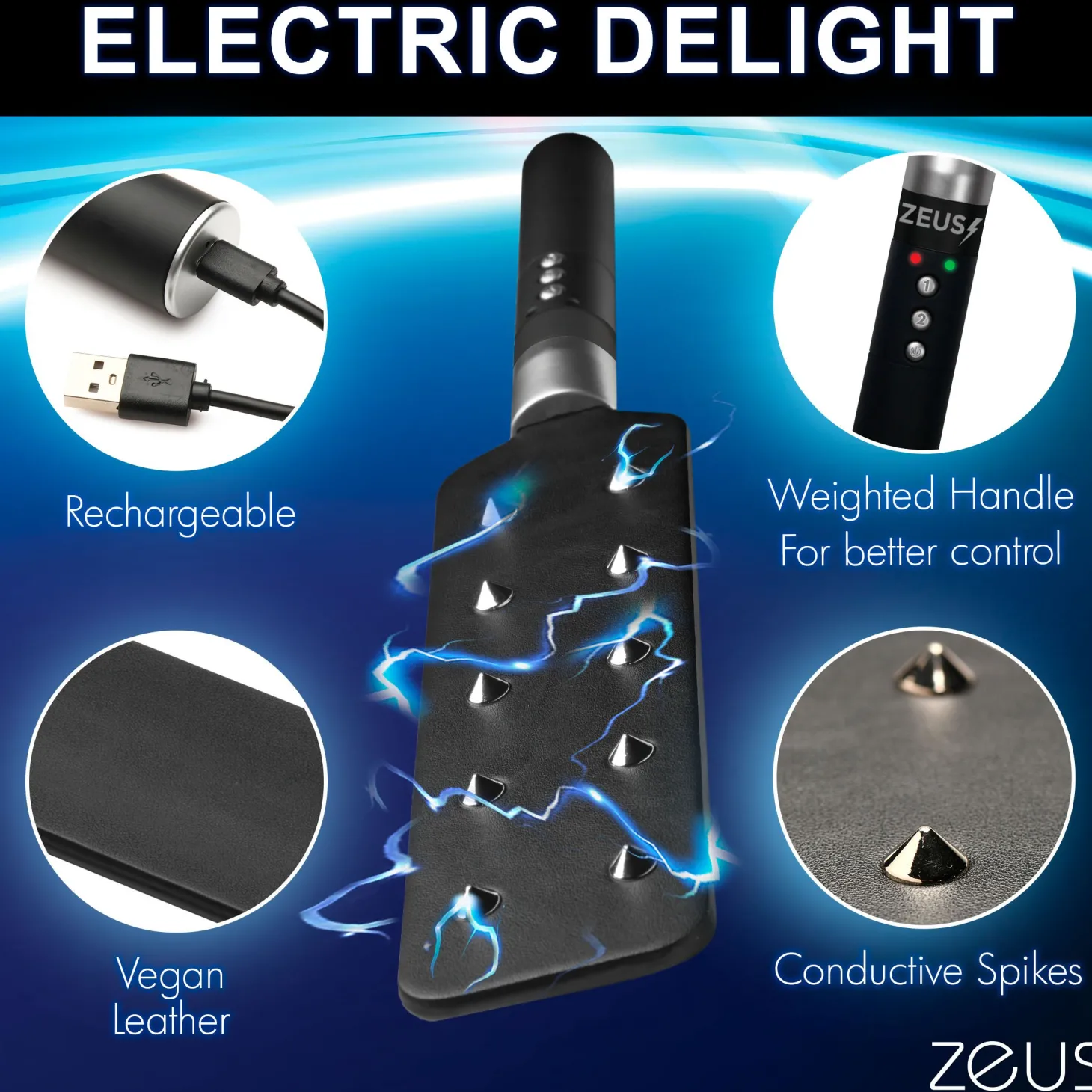 E-Stim Spiked Paddle