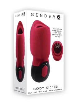 Evolved - Body Kisses Vibrator - Rood/Zwart