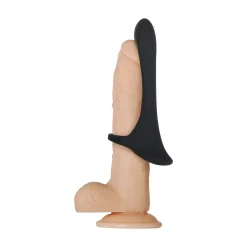 Evolved - Cock Armor Vibrerende Cockring - Zwart