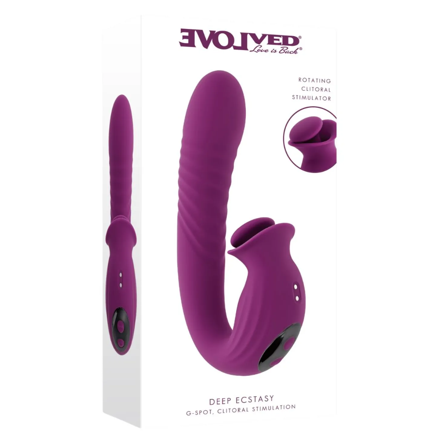 Evolved - Deep Ecstasy Rabbit Vibrator - Magenta
