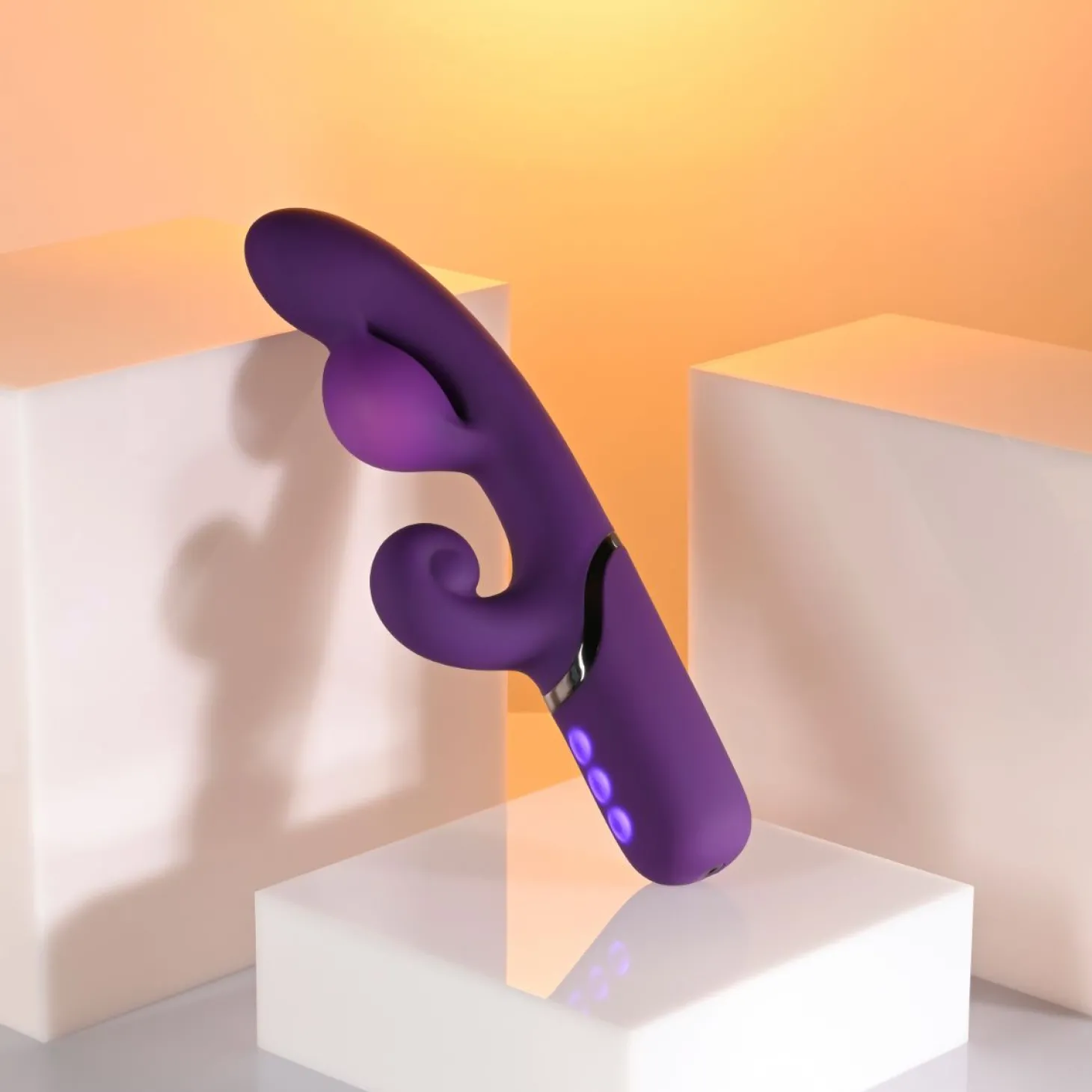Evolved - Pleasure Puff Rabbit Vibrator - Purple