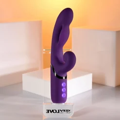 Evolved - Pleasure Puff Rabbit Vibrator - Purple