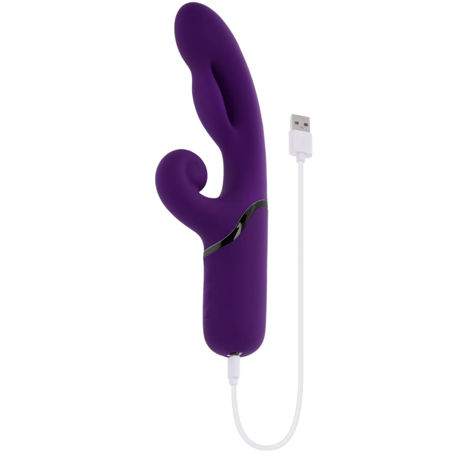 Evolved - Pleasure Puff Rabbit Vibrator - Purple