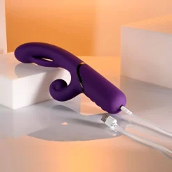 Evolved - Pleasure Puff Rabbit Vibrator - Purple