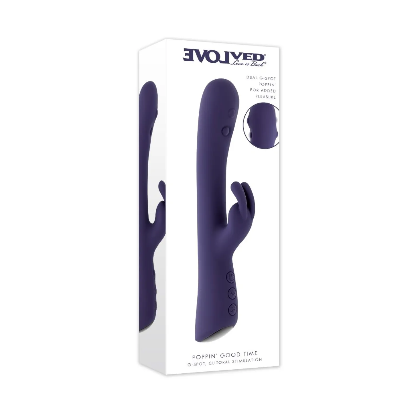 Evolved - Poppin Good Time Rabbit Vibrator - Paars