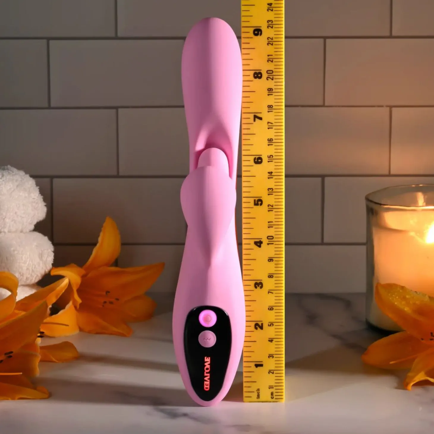 Evolved - Push The Button Vibrator - Roze