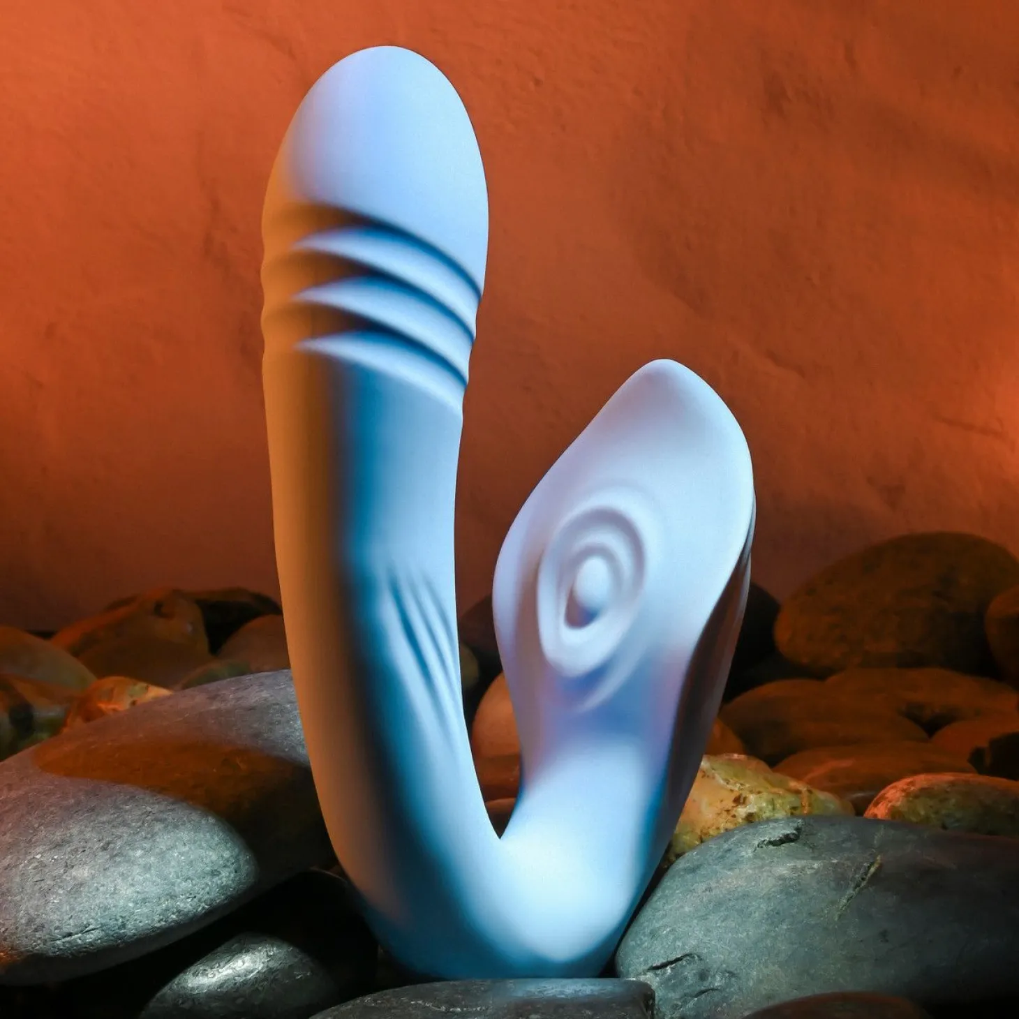 Evolved - Tap and Trust Vibrator - Lichtblauw