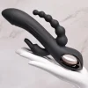 Evolved - Trifecta Rabbit Vibrator - Zwart