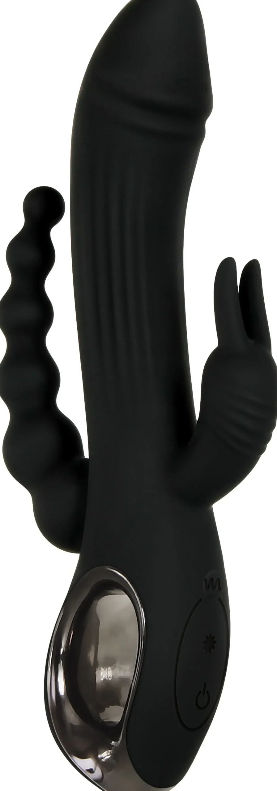 Evolved - Trifecta Rabbit Vibrator - Zwart