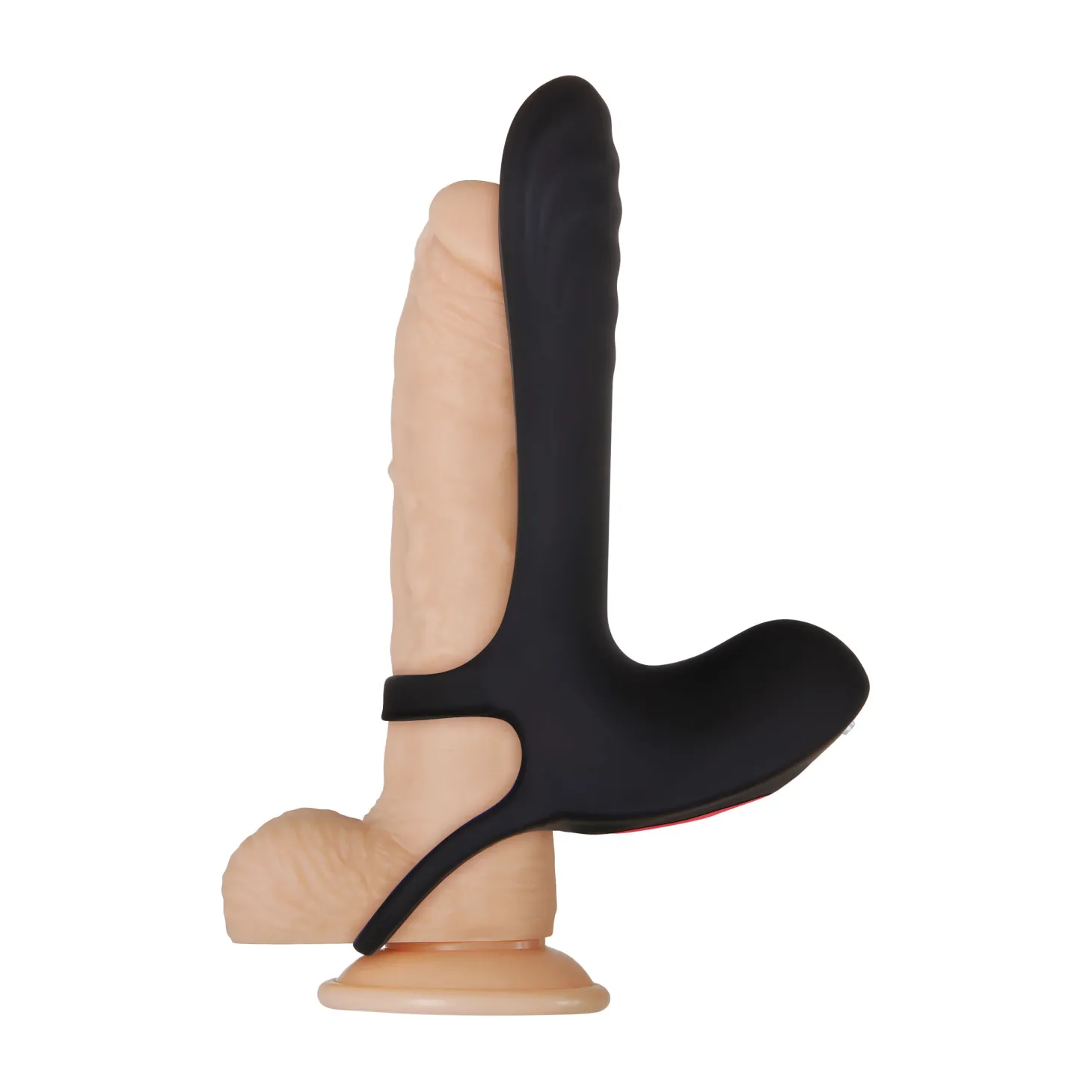 Evolved - Vibrating Penis Verlenger - Zwart