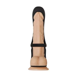 Evolved - Vibrating Penis Verlenger - Zwart