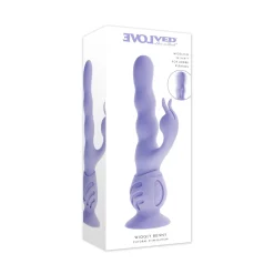 Evolved - Wiggly Bunny Rabbit Vibrator - Paars