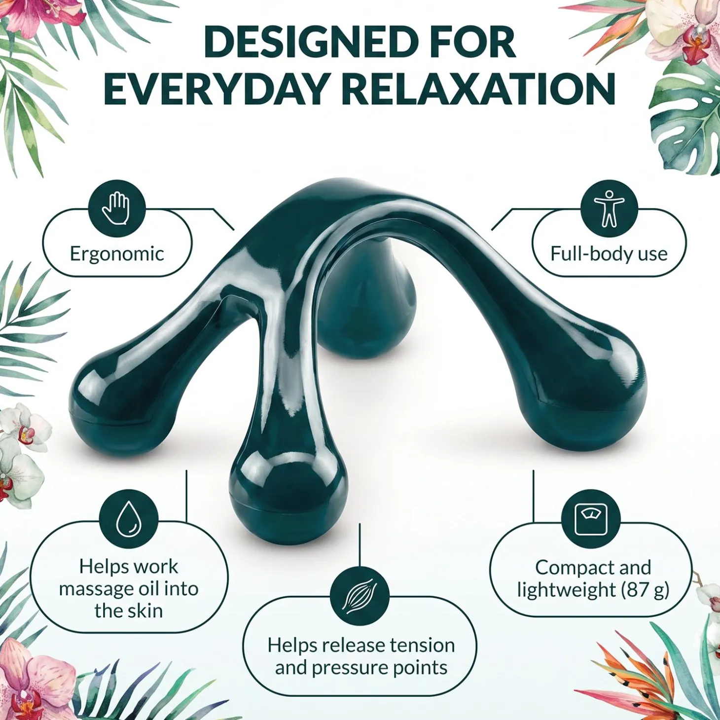 Exotiq - Body Massage Spin Massage Tool - Groen
