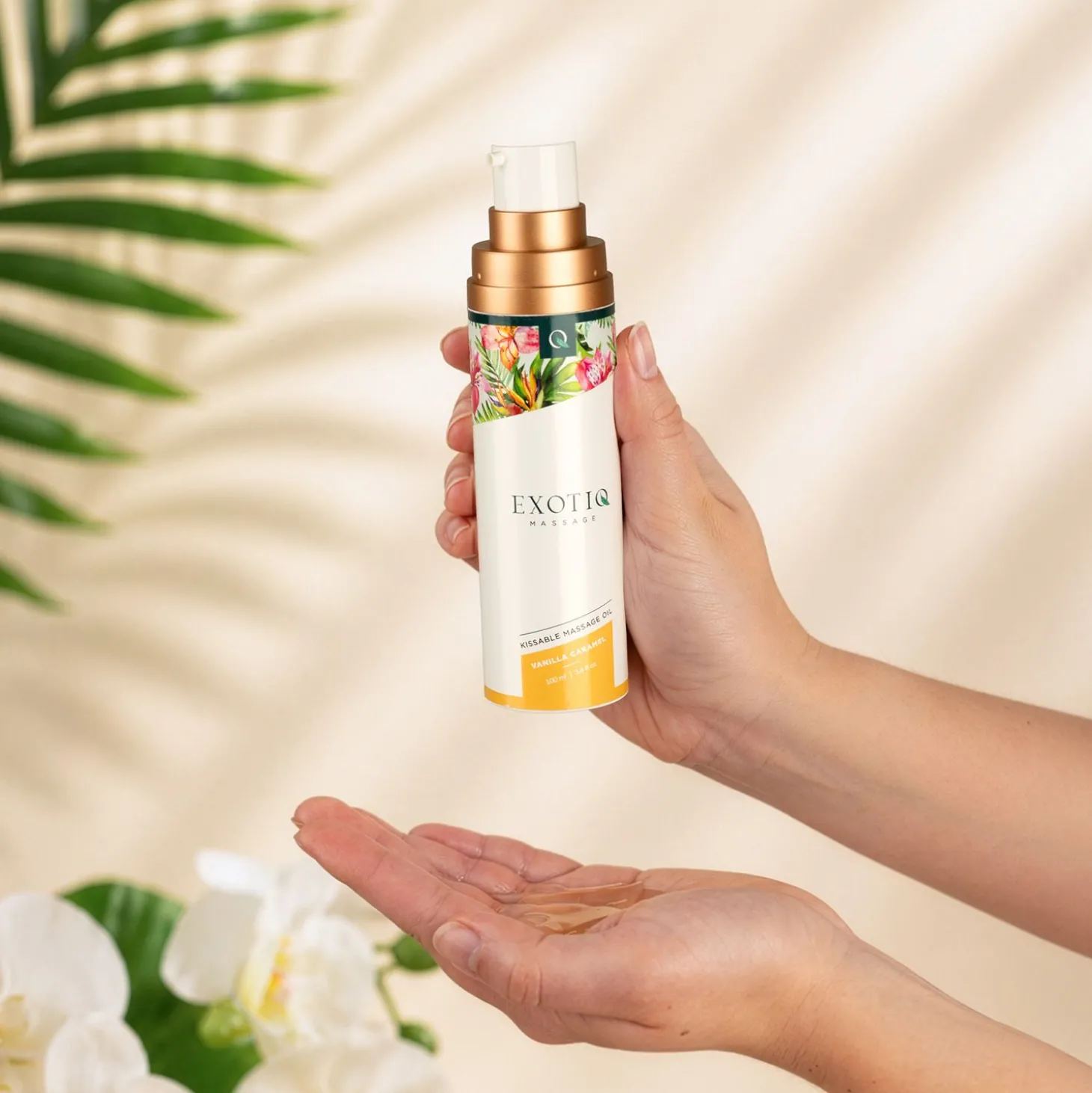 Exotiq Massageolie Vanilla Caramel - 100 ml