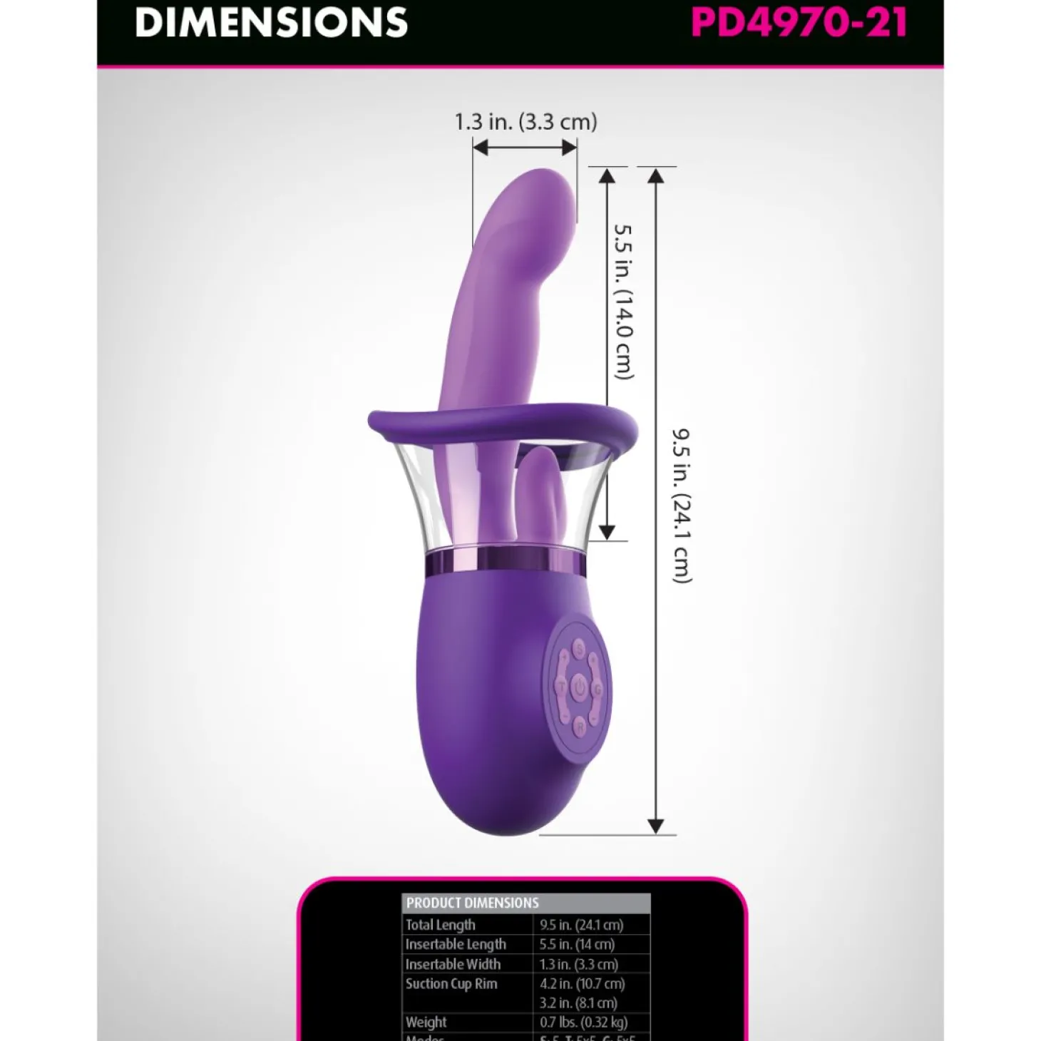 Fantasy For Her - Ultimate Pleasure Pro Plus - Paars