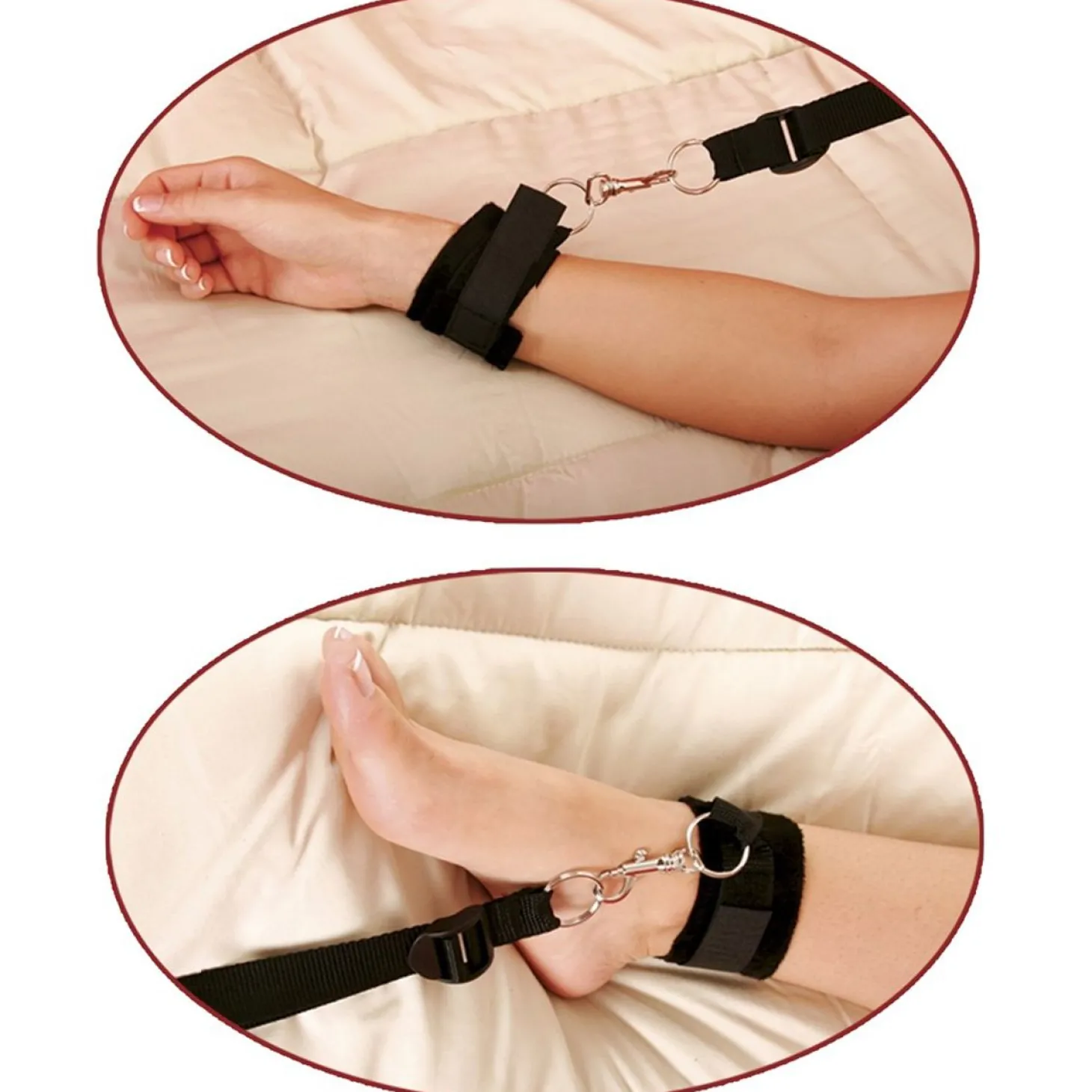 Fetish Fantasy Bed Restraint Bondage Kit