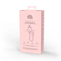 Fifty Shades of Grey - Blushing Rose Luchtdruk- en G-spot Vibrator - Zwart