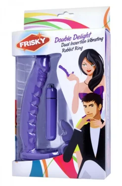Frisky - Double Delight Vibrerende Penisring Met Vibrator