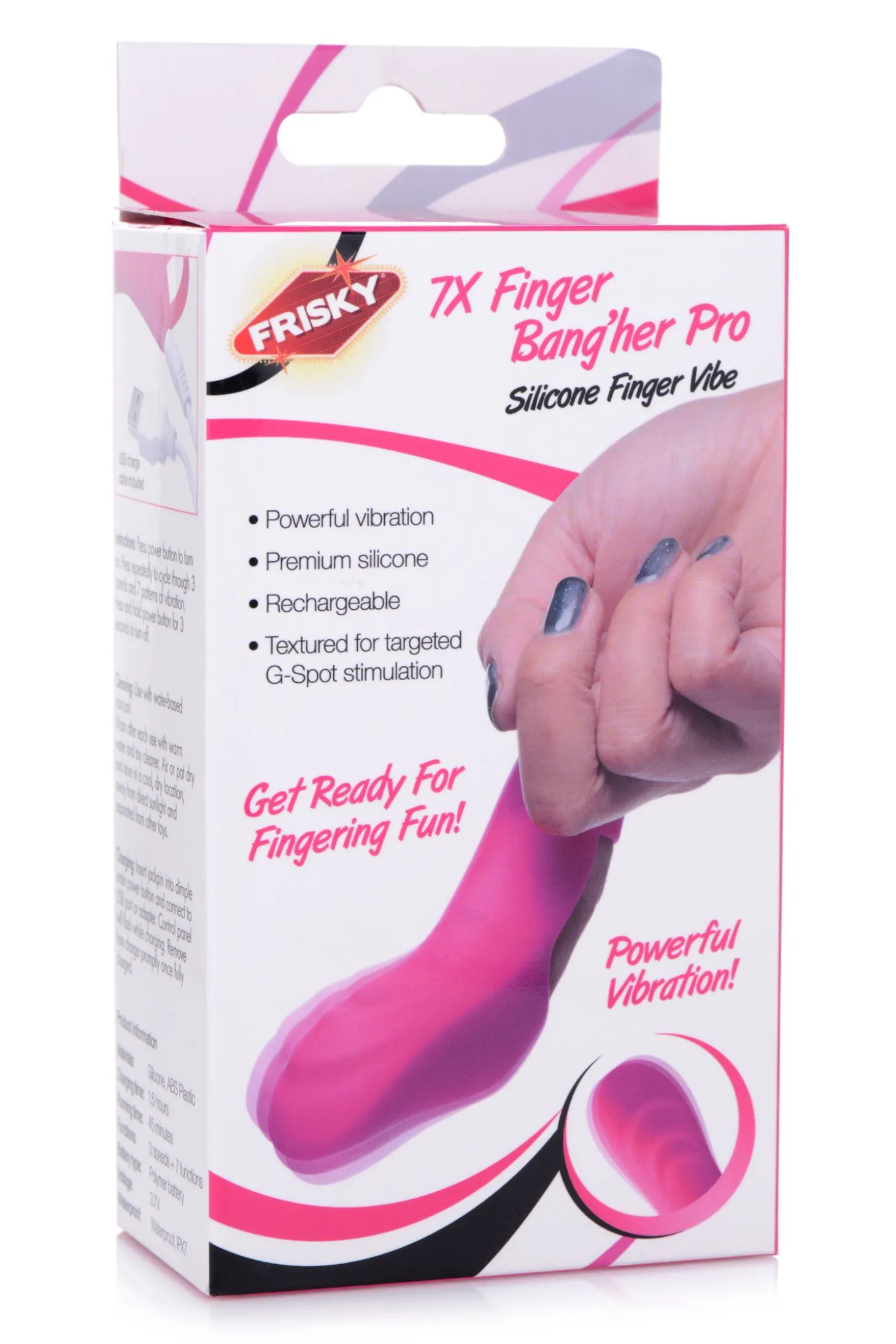 FRISKY - Finger Bang Her Pro Vingervibrator - Roze
