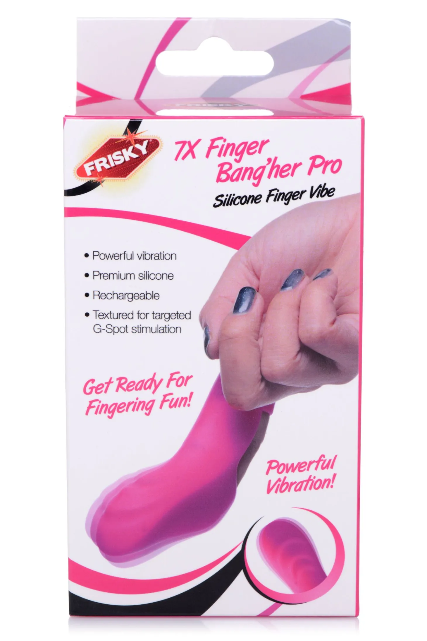 FRISKY - Finger Bang Her Pro Vingervibrator - Roze