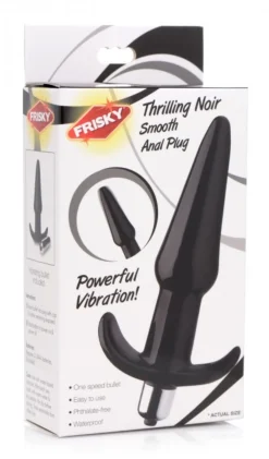 Frisky - Smooth Vibrerende Anaalplug - Zwart