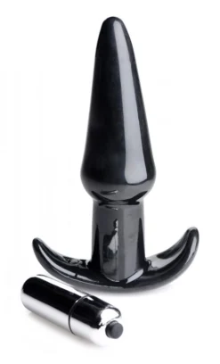 Frisky - Smooth Vibrerende Anaalplug - Zwart
