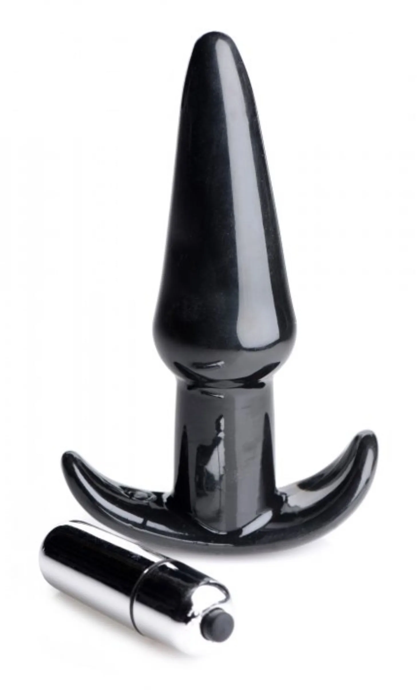 Frisky - Smooth Vibrerende Anaalplug - Zwart