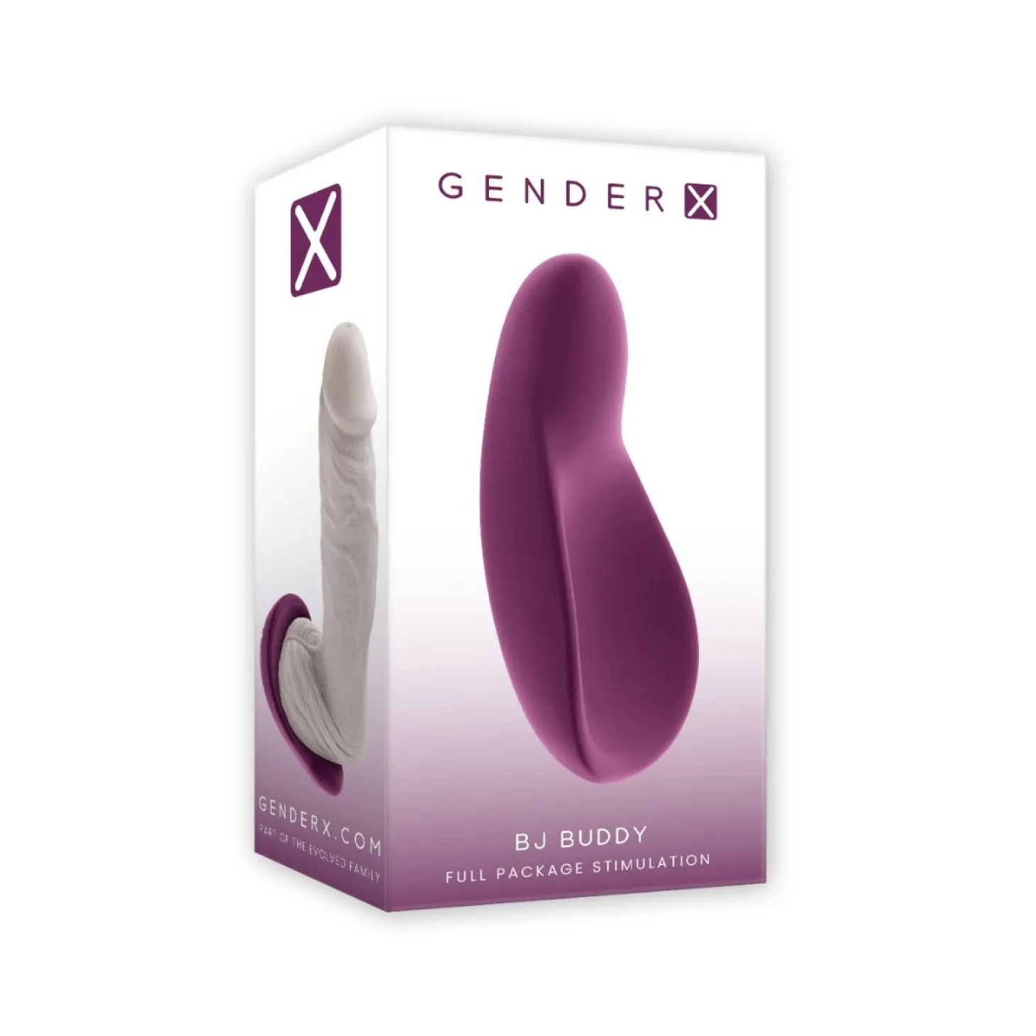 Gender X - BJ Buddy Vibrator - Burgundy