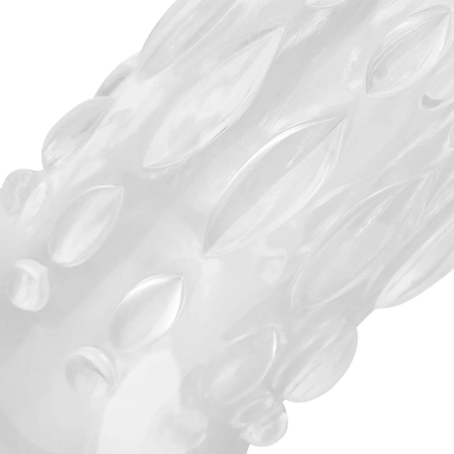 Genopte Open Penis Sleeve - Transparant