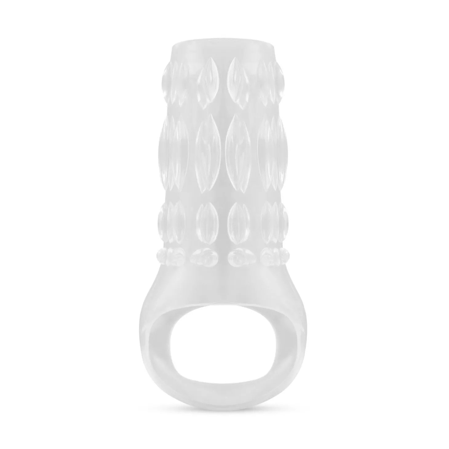 Genopte Open Penis Sleeve - Transparant