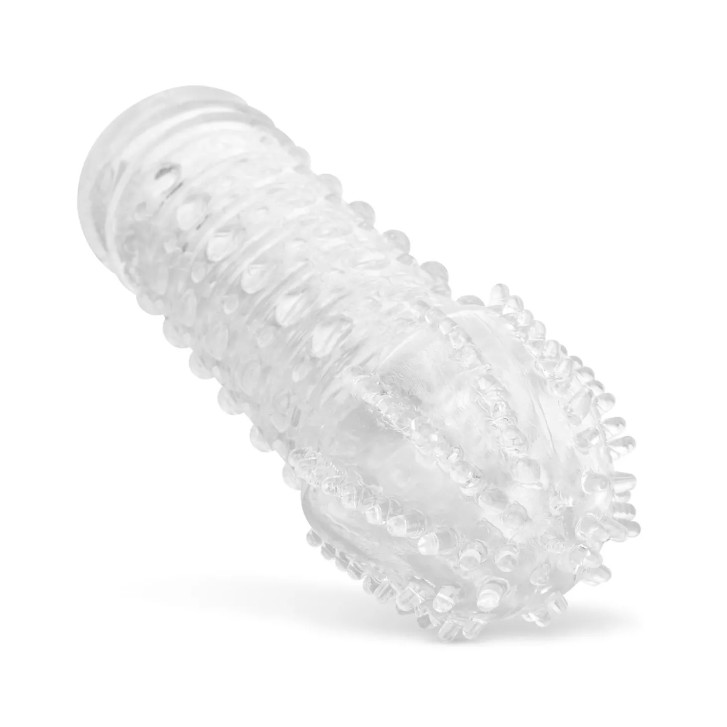 Genopte Penis Sleeve - Transparant