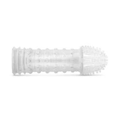 Genopte Penis Sleeve - Transparant
