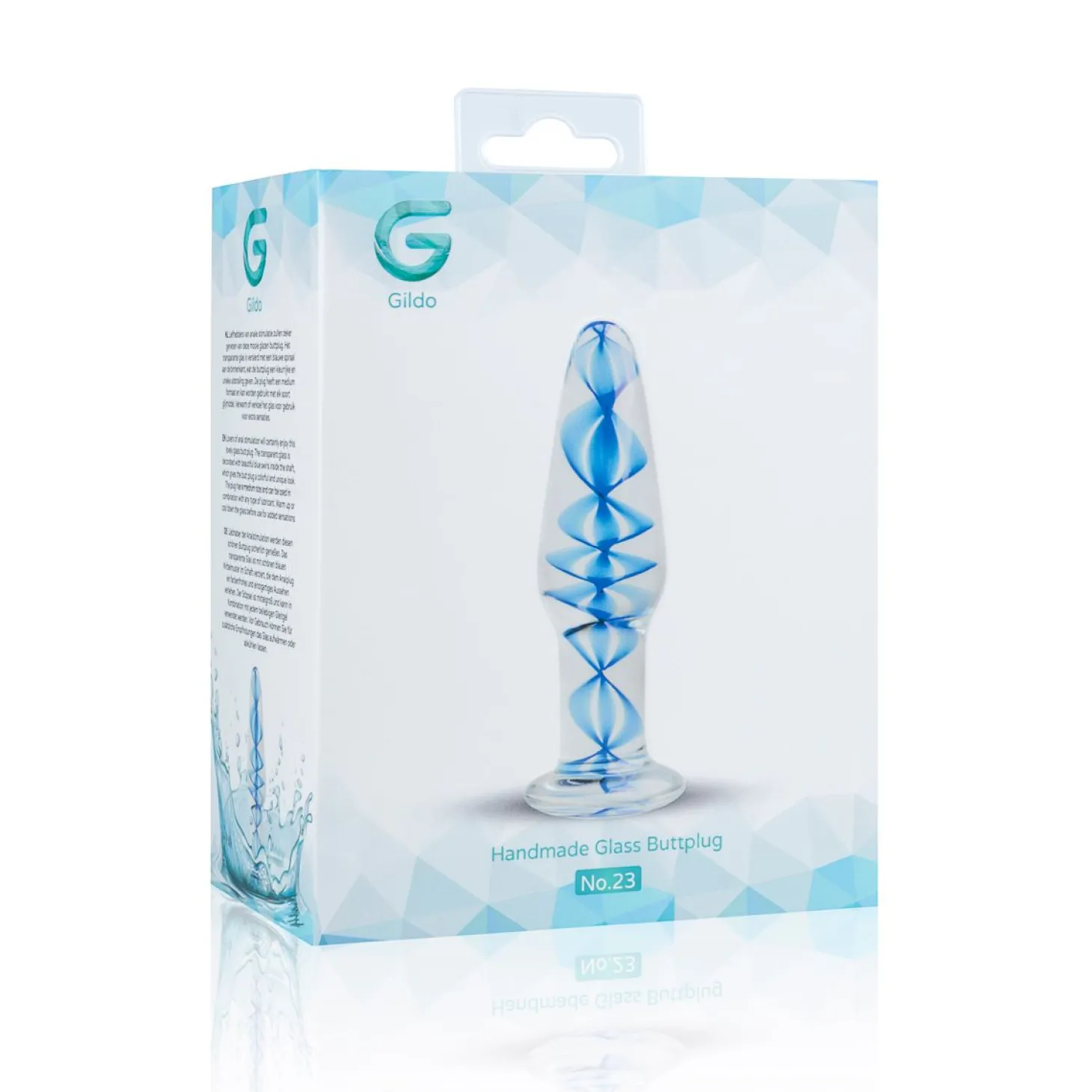 Gildo - Glazen Buttplug No. 23 - 10,5 cm