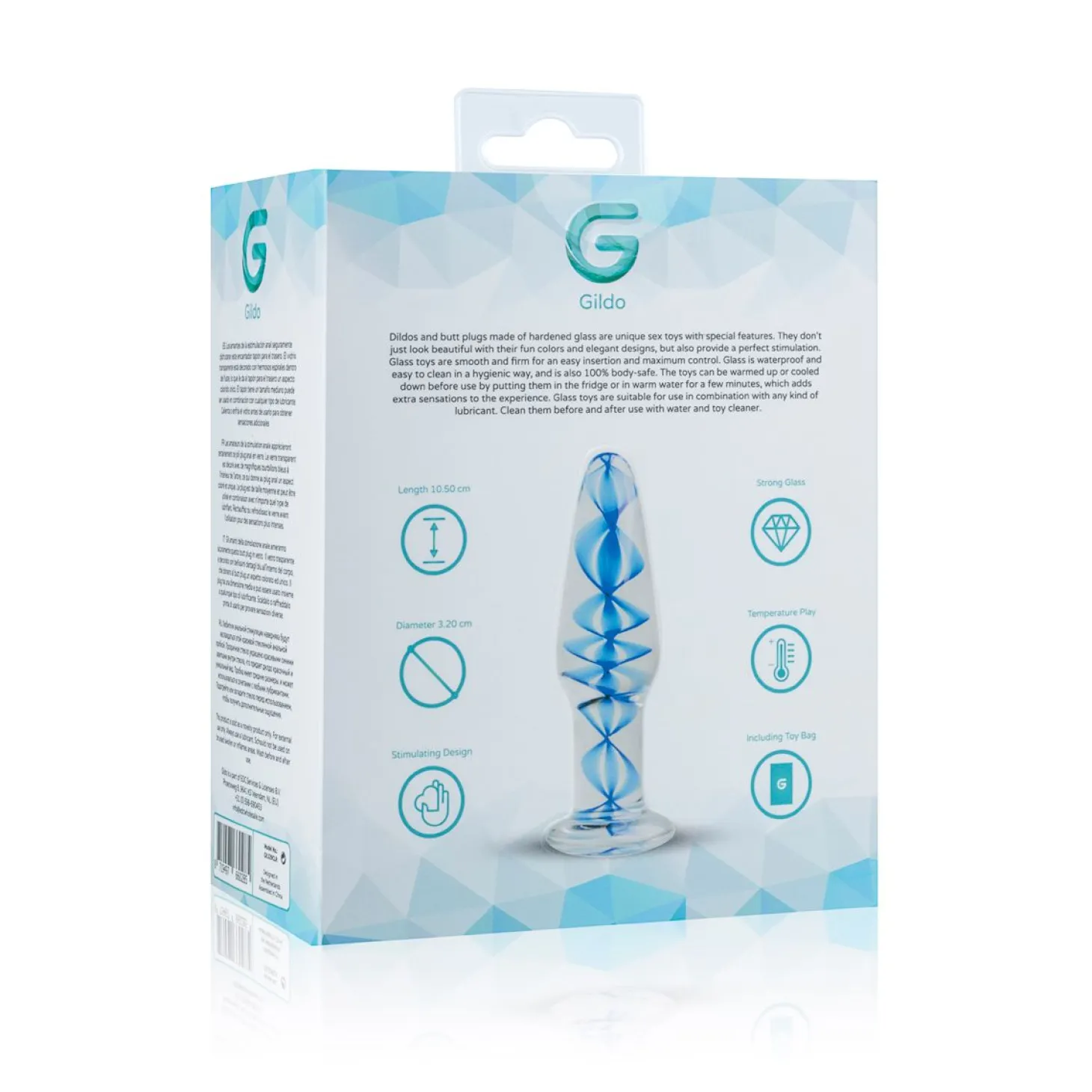 Gildo - Glazen Buttplug No. 23 - 10,5 cm