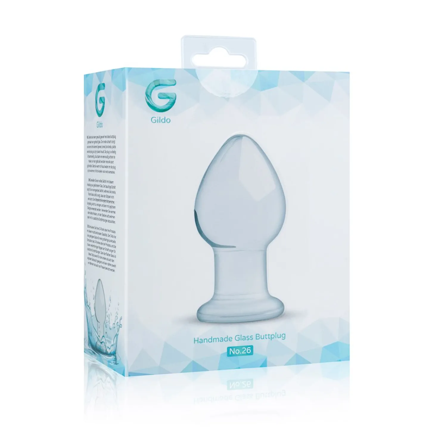 Gildo - Glazen Buttplug No. 26 - 9 cm