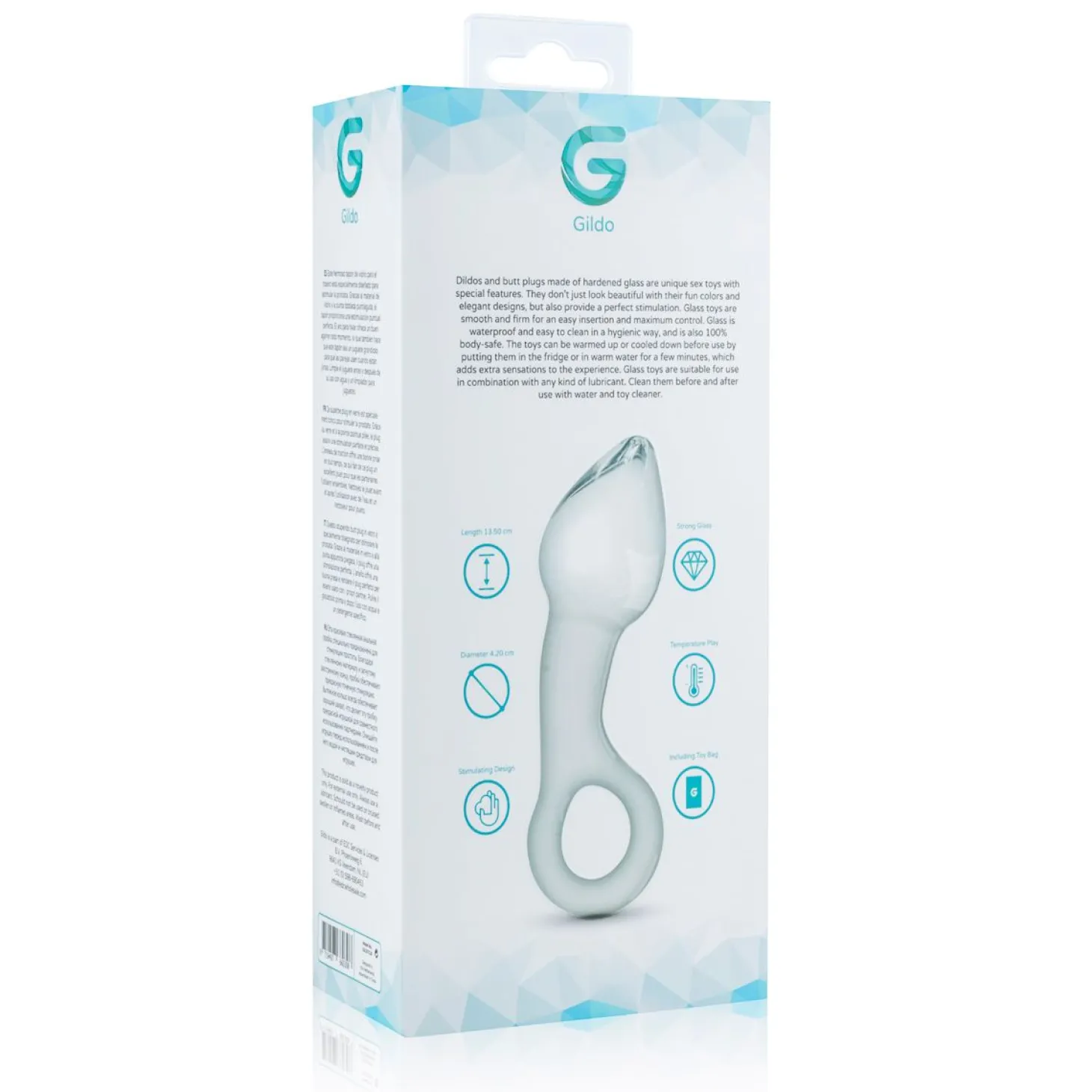 Gildo - Glazen Prostaat Buttplug No. 13 - 13,5 cm