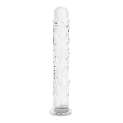 Gildo - No. 36 Getextureerde Glazen Dildo - 19 cm