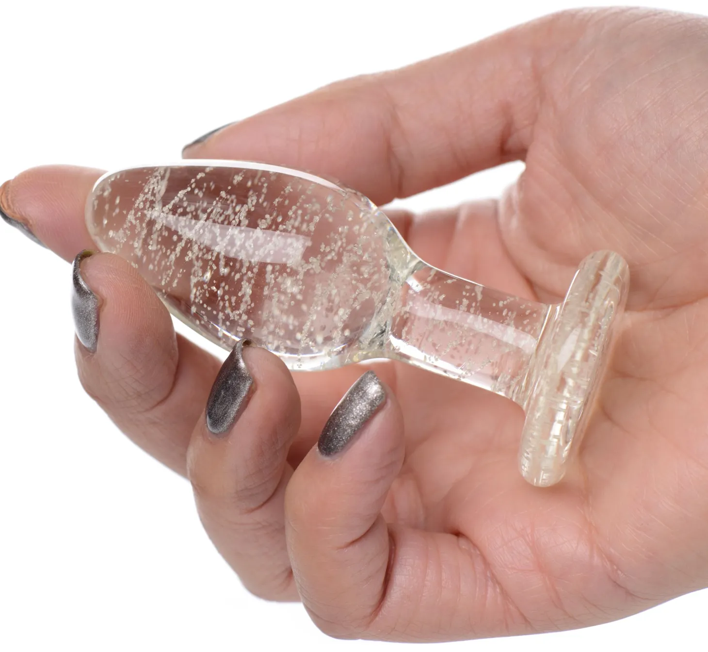 Glow-in-the-Dark Anaalplug Van Glas - Small