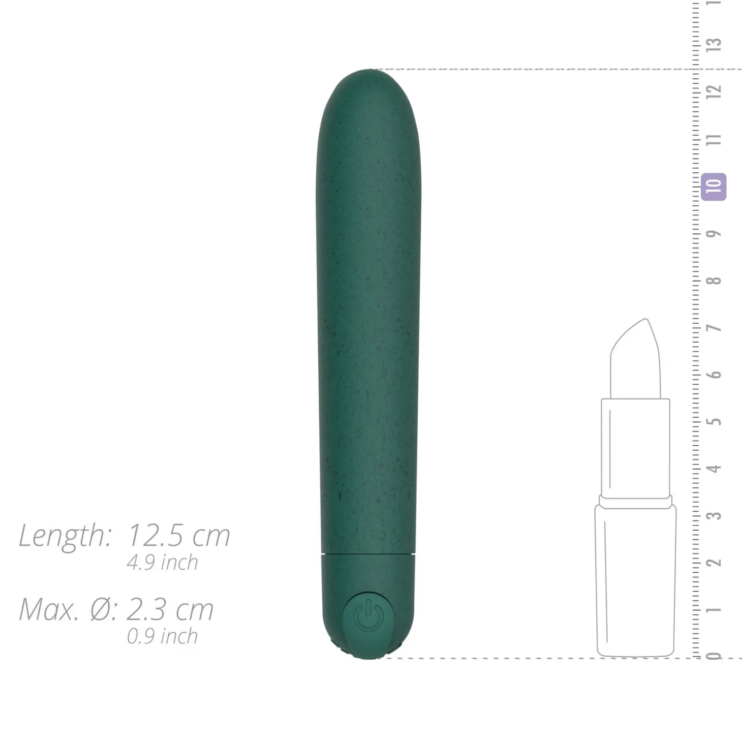 Gløv - Saga Eco Bullet Vibrator - Groen