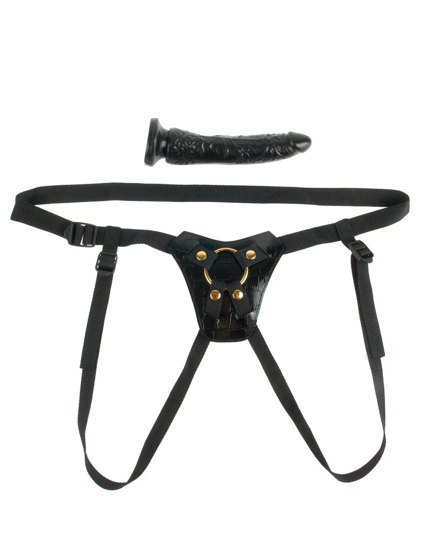 Gold Designer Strap-On
