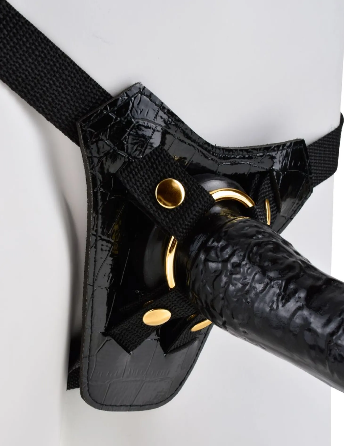 Gold Designer Strap-On