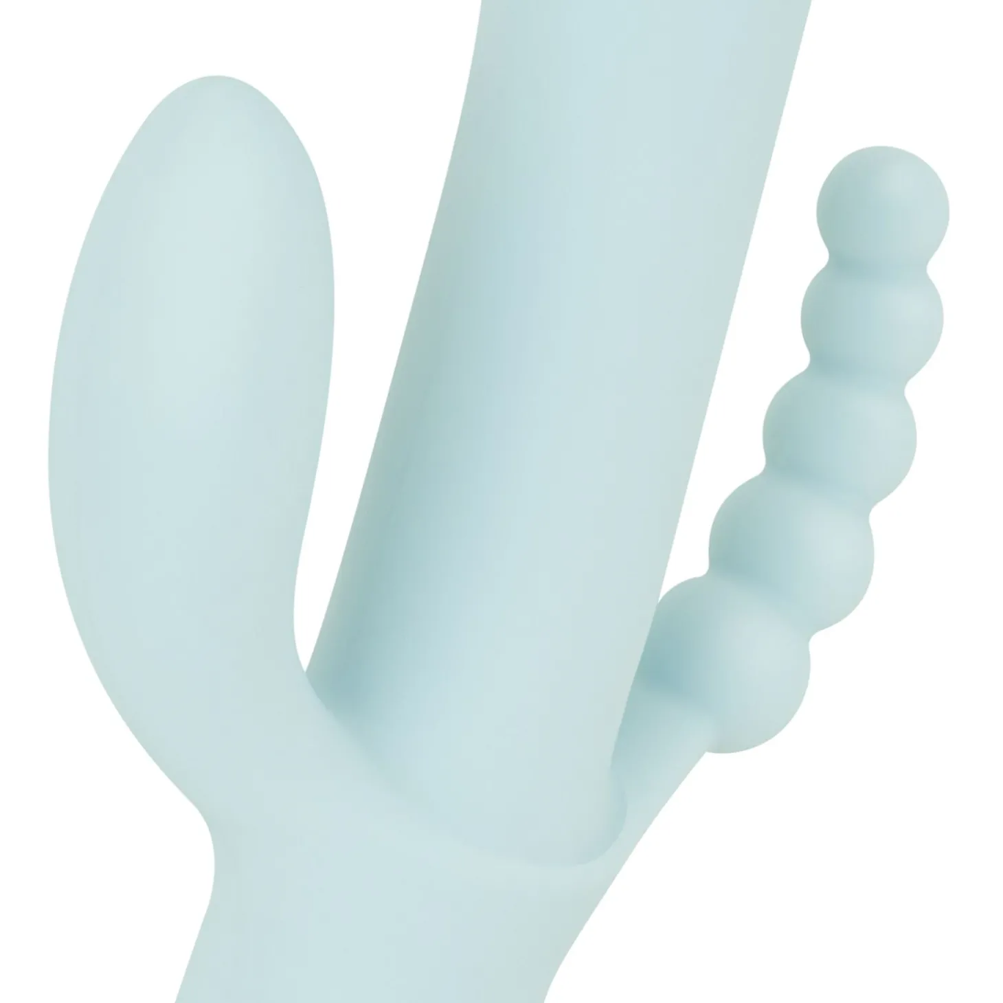 Good Vibes Only - Triple Stimulation Vibe - Soft Silicone - Blauw